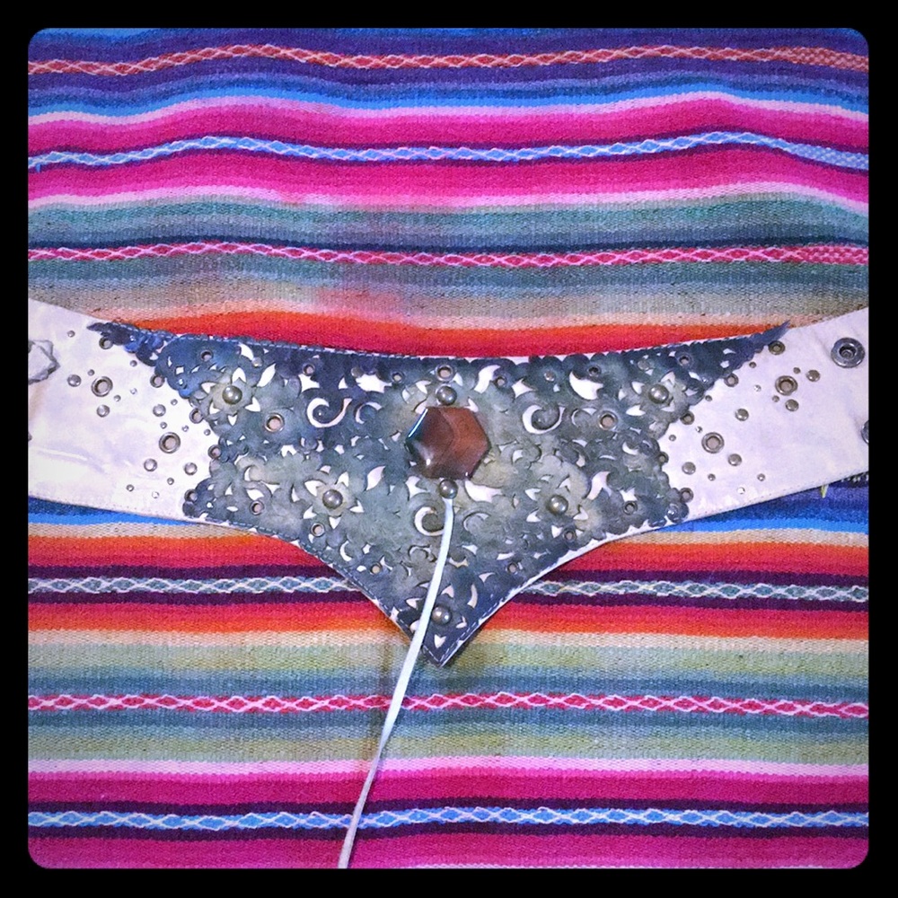 Steam Punk Tribal Burning Man Leather Belt